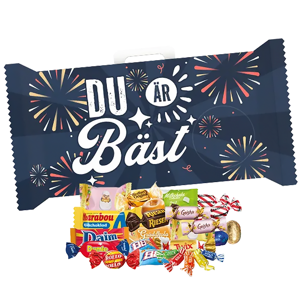 Tivolibox Du Är Bäst Godisblandning 1kg
