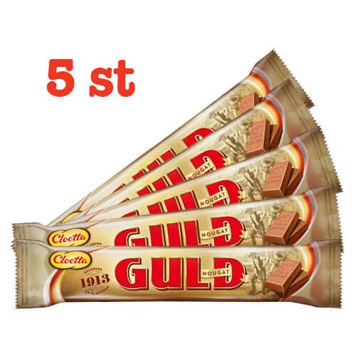 DUBBEL GULDNOUGAT - 5 st
