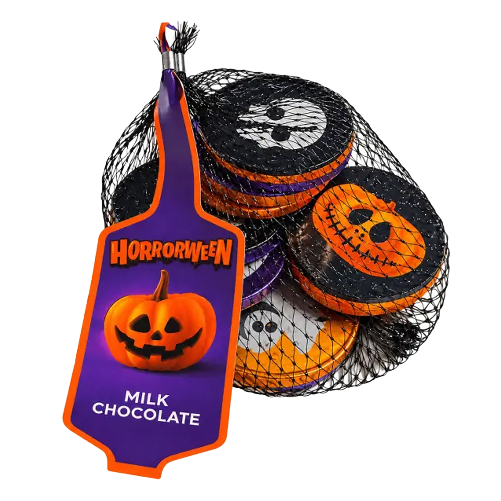 Halloween Chokladmynt i nät 45g