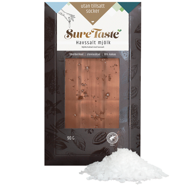 Chokladkaka Mjölkchoklad Havssalt 90g