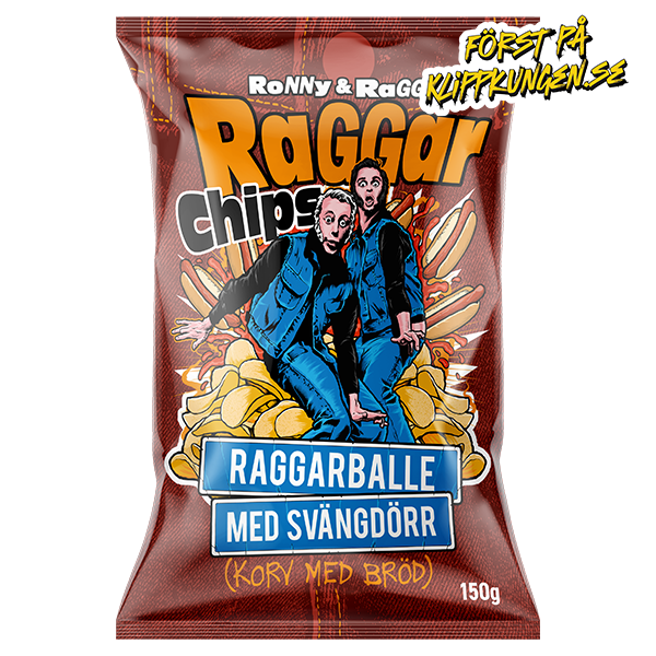 Raggarchips Raggarballe Svängdörr 150g