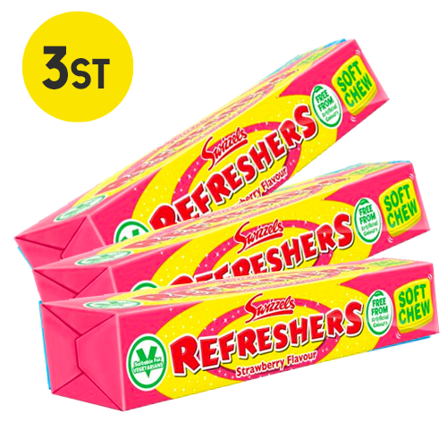 3st - Refreshers Sticks Jordgubb 43g