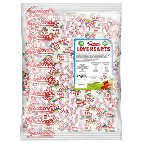 Swizzels Love Hearts 3kg