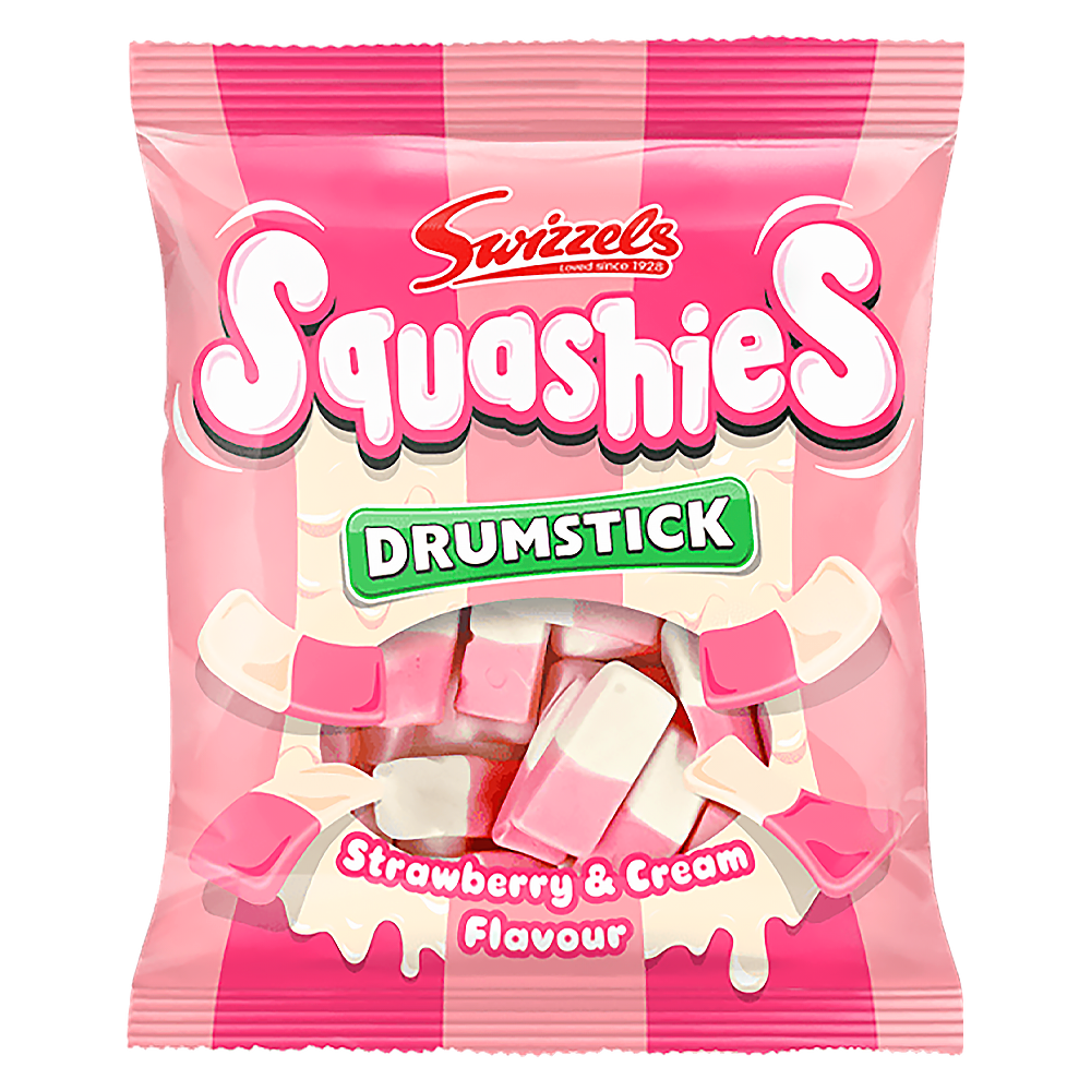 Squashies Strawberry & Cream 140g