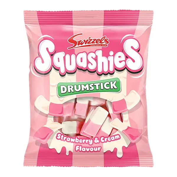 Squashies Strawberry & Cream 140g