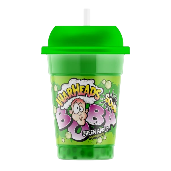 Warheads Boba Sour Green Apple 400ml