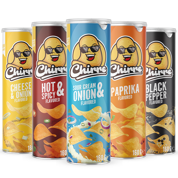 Chirre® Chips Mixat 5-pack