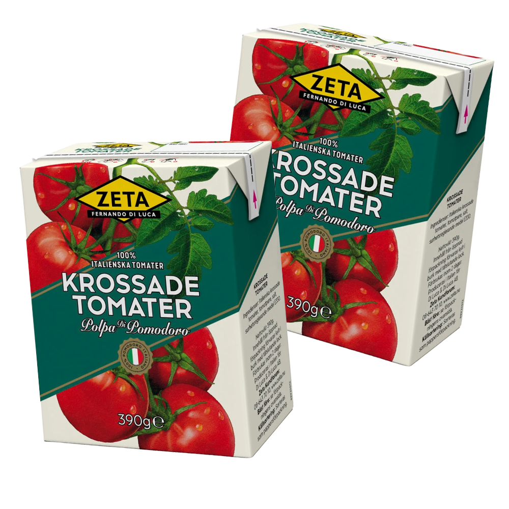 2st - ZETA Krossade Tomater 390g