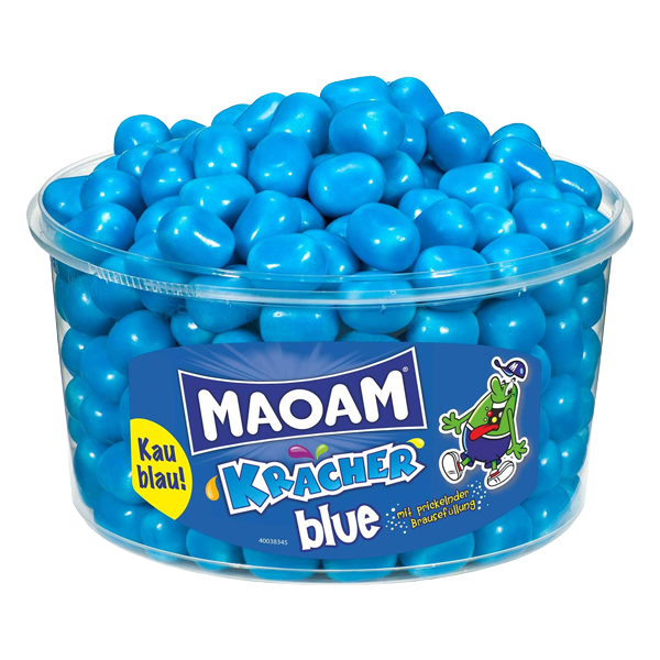 Maoam Kracher/Kastanjer Blue 1,2KG