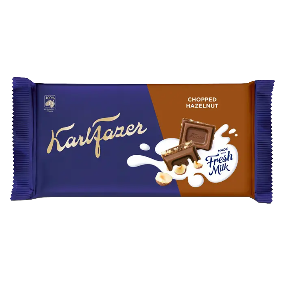 Karl Fazer Hackade Hasselnötter 145G
