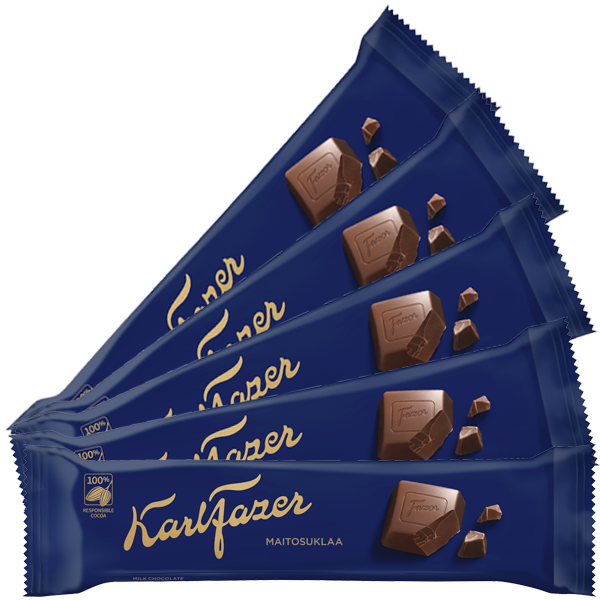 5st - Karl Fazer Mjölkchoklad 39g