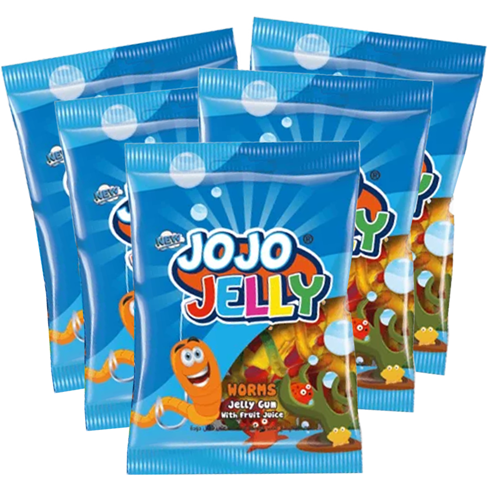 5st - Jelly Worms 20g
