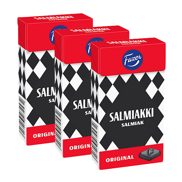 3st - Salmiakki Pastiller 38g
