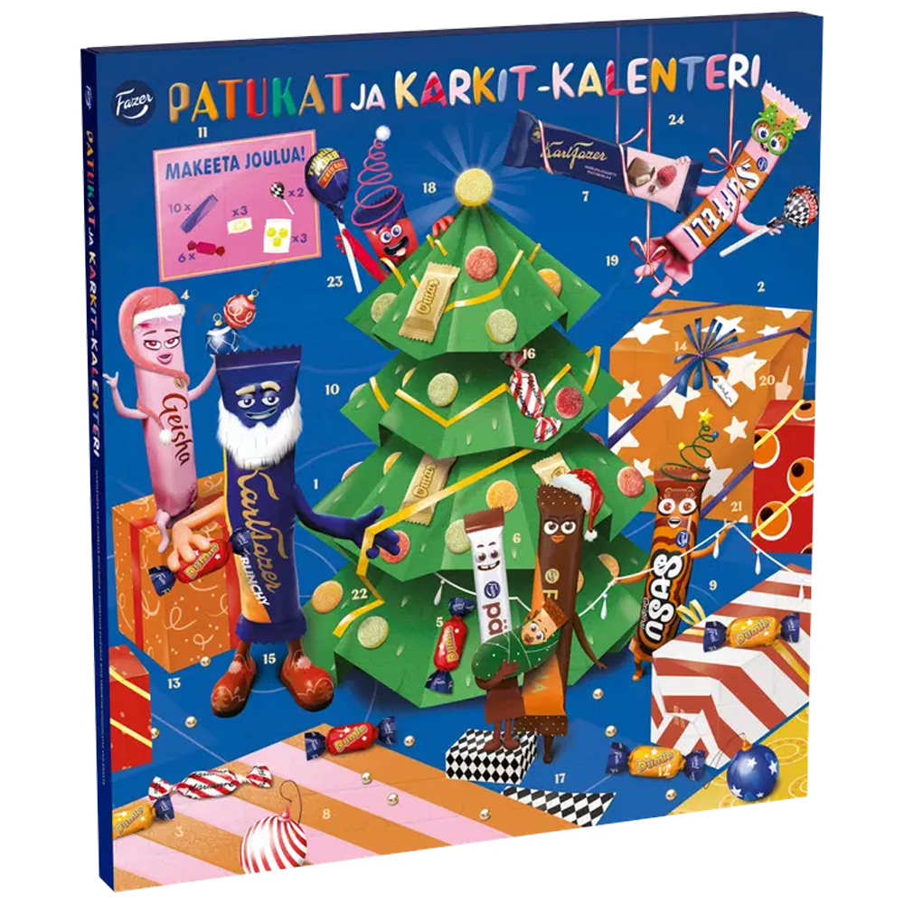 Fazer Bars & Godis Julkalender 415g