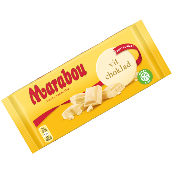 Marabou Vit Choklad 180g