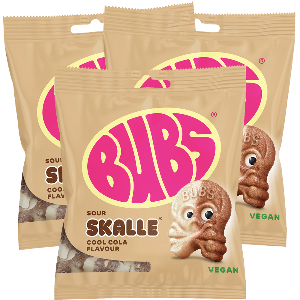 3st - Bubs Cool Cola Skalle 155g