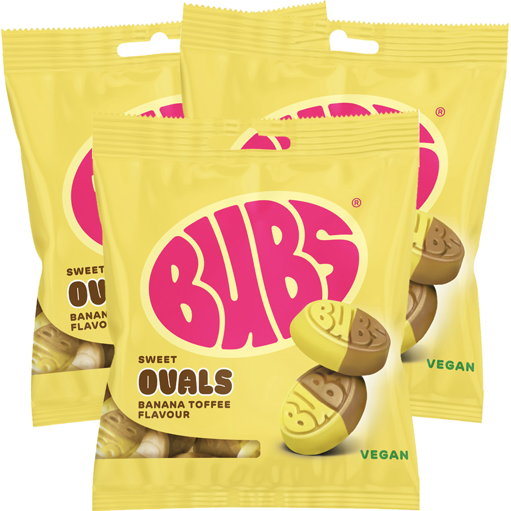 3st - Bubs Banana Toffee Ovals 155g