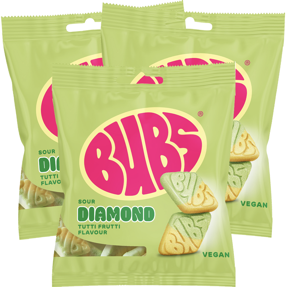 3st - Bubs Tutti Frutti Diamond 155g
