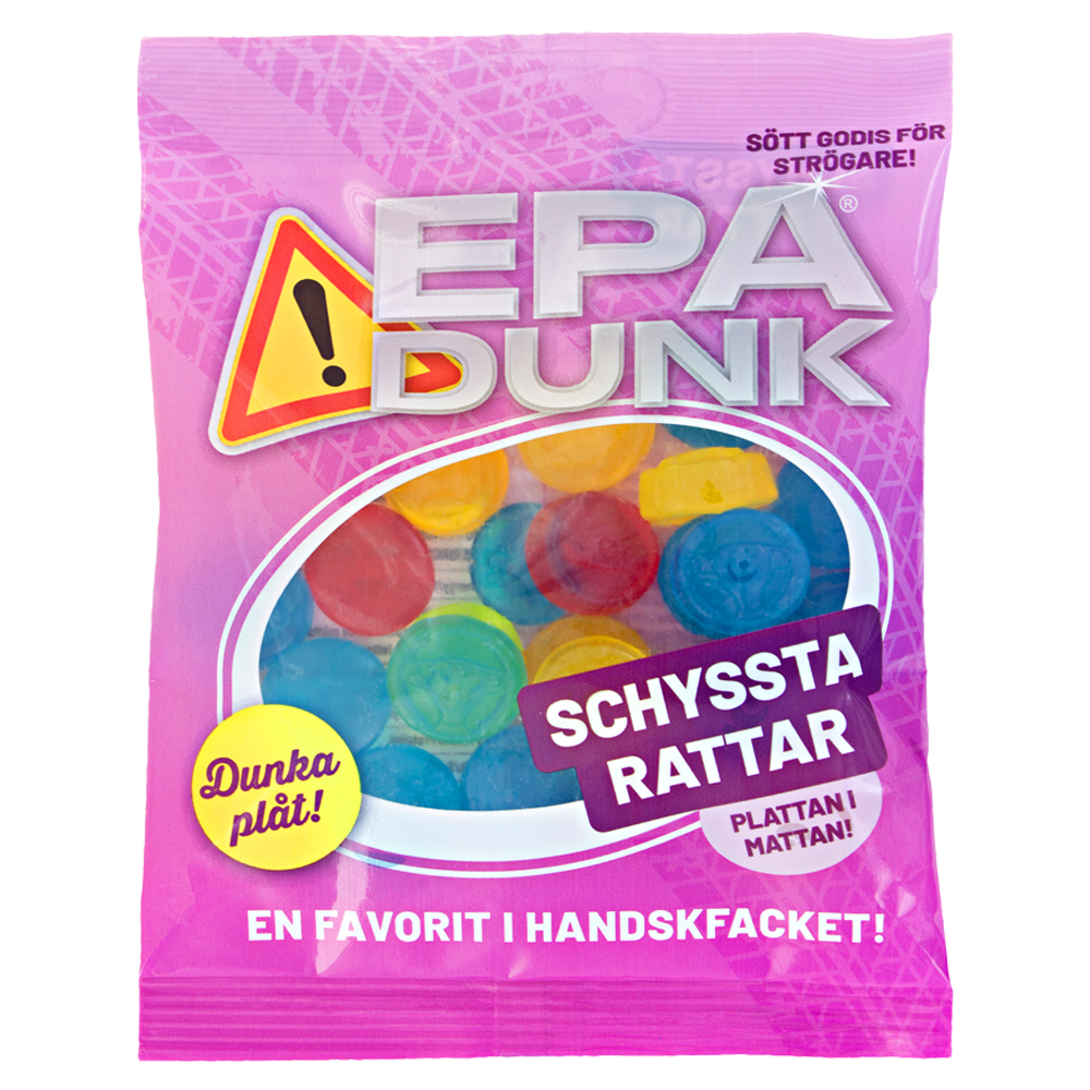 Epa Dunk Schyssta Rattar 80g