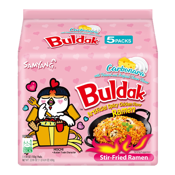 Samyang Carbonara Noodles 5 x 130g