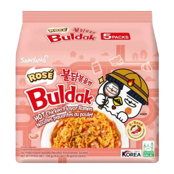 Samyang Chicken Rose Noodles 5st x140g