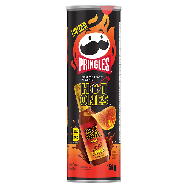 Pringles Hot Ones Rojo 156g