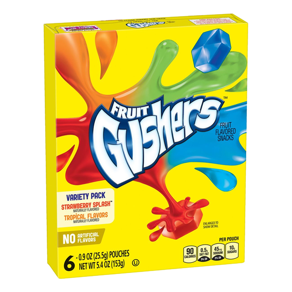 Fruit Gushers Strawberry Tropical 136g