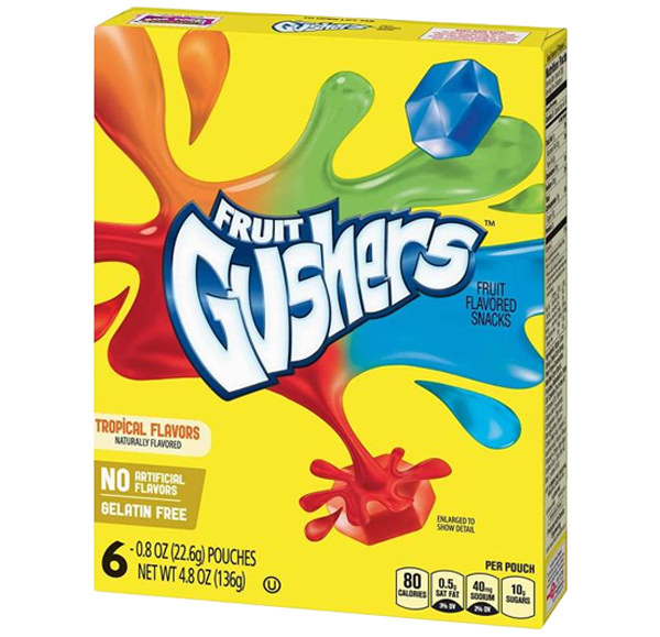 Fruit Gushers Tropical 136g