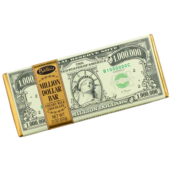 Million Dollar Chocolate Bar 57g