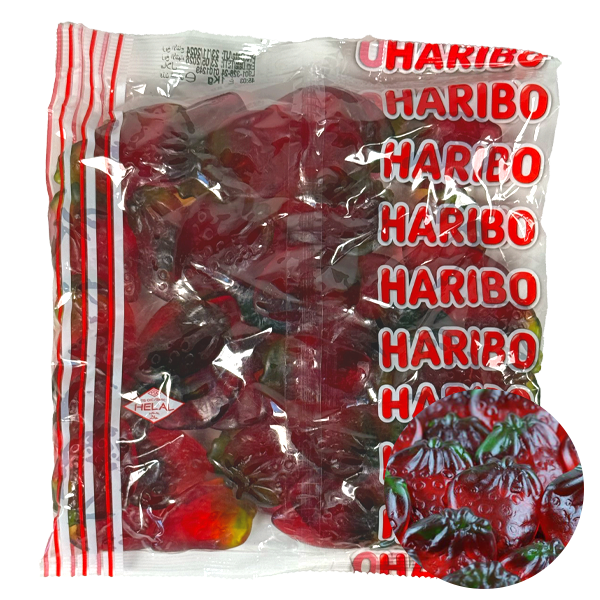 Haribo Big Strawberry 1kg