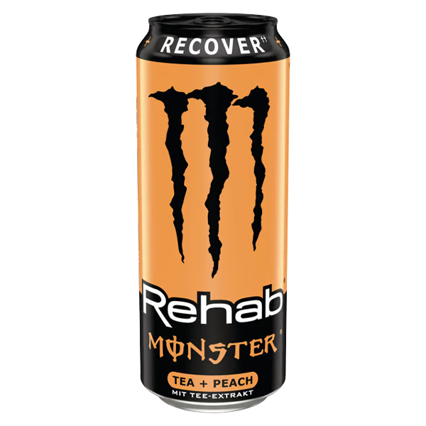 Monster Rehab - Peach 500ml