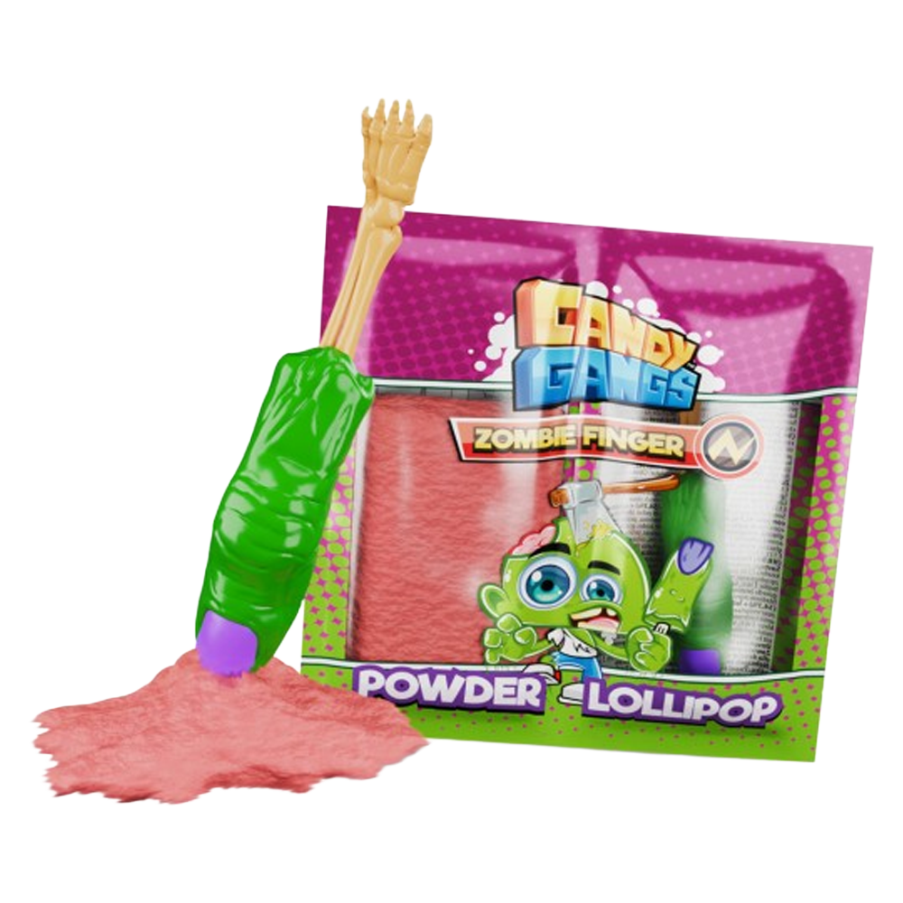 Zombie Finger Lollipop With Powder 35g