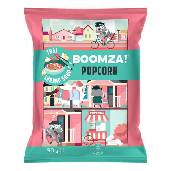 BOOMZA! Popcorn Thai Shrimp Soup 90g