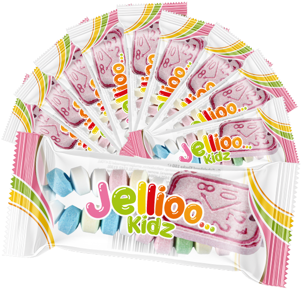 10st - Jellioo Godisarmband Klocka 15g