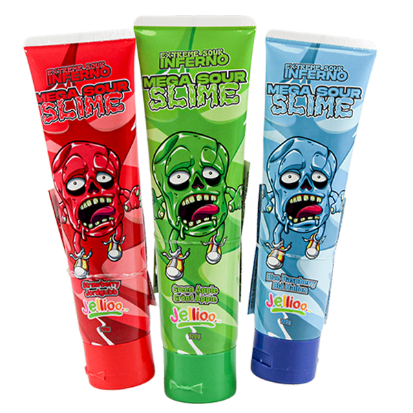 3st - Inferno Mega Sour Slime 120g