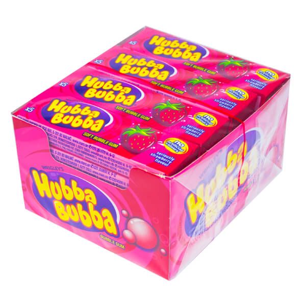 Hubba Bubba Strawberry - 20 st
