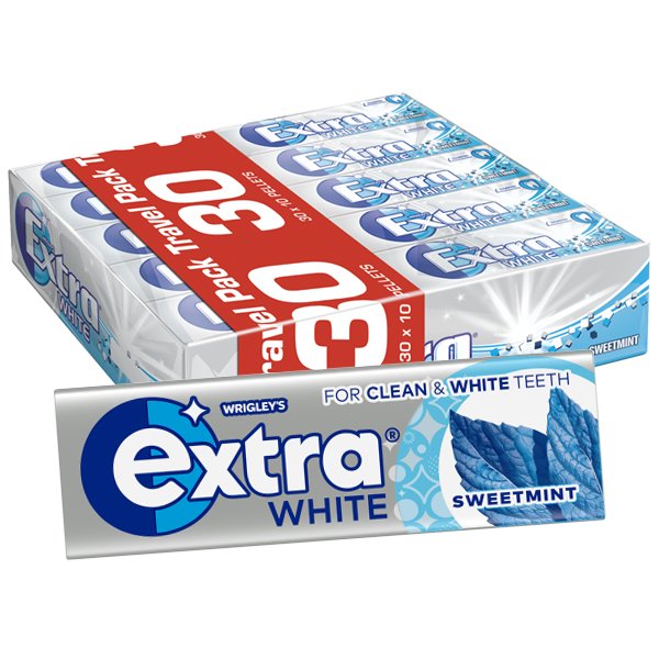Extra White Sweet Mint - 30-pack á 10st