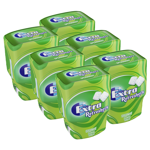 Extra Refreshers Spearmint 6-pack