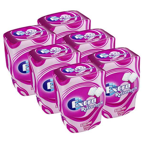 Extra Refreshers Bubblemint 6-pack