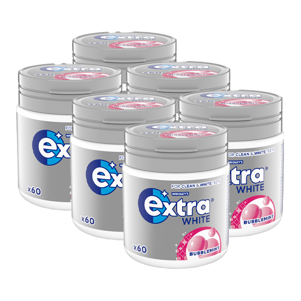 Extra White Bubblemint 6-pack