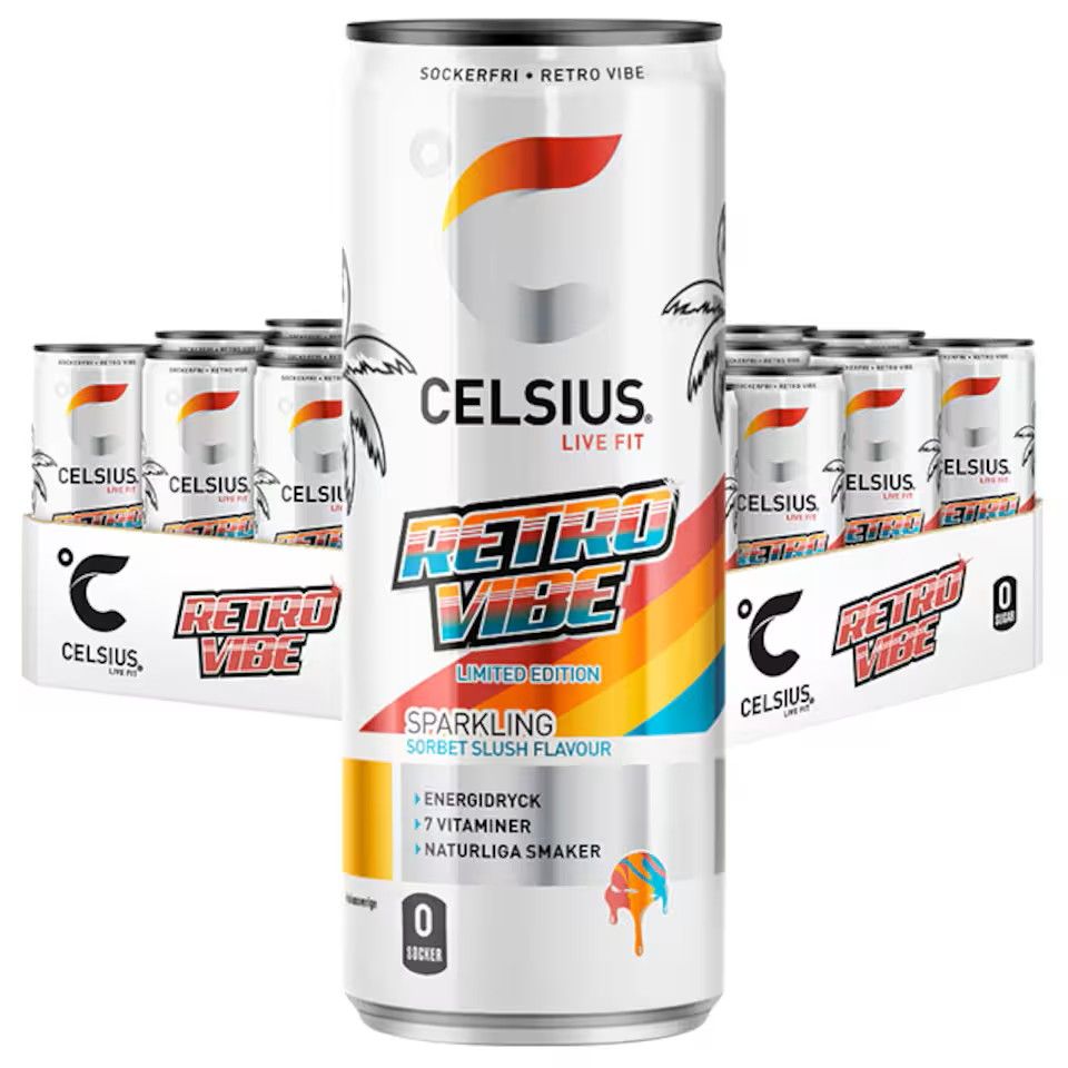 Celsius Retro Vibe Limited 24st x 355ml