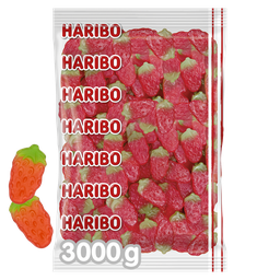 Haribo Jättejordgubbar 3kg