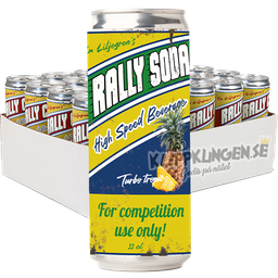 Rally Soda Turbo Tropic 33cl x 24st