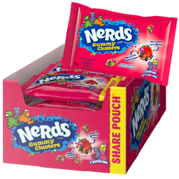 Nerds Gummy Cluster Rainbow 45G 20st