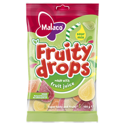 Malaco Fruity Drops Sour 100g