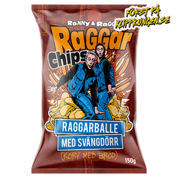 Raggarchips Raggarballe Svängdörr 150g