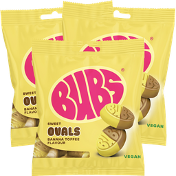 3st - Bubs Banana Toffee Ovals 155g