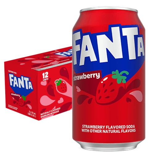 Fanta Strawberry 35,5 CL x 12st