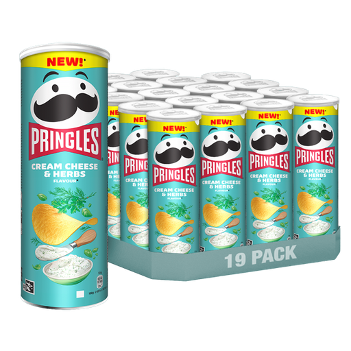 Pringles Cream Cheese & Herbs 19 x 165g