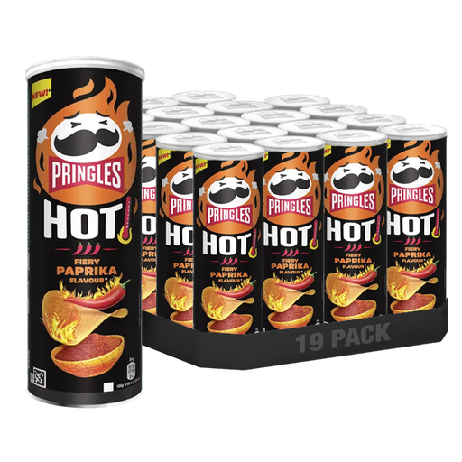 Pringles Hot Fiery Paprika 19 x 160g